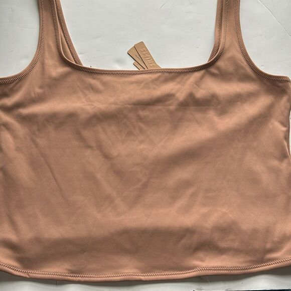 NWT SKIMS Womens Shaping Swim Tank Bikini Top Sienna SW-TNK-0118 Size 2X - Picture 3 of 14